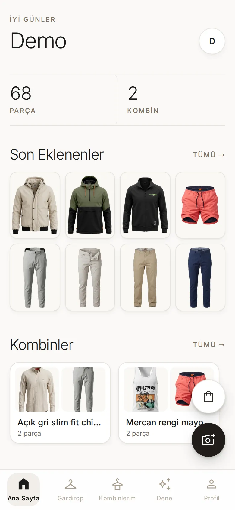 Wardrobe screenshots